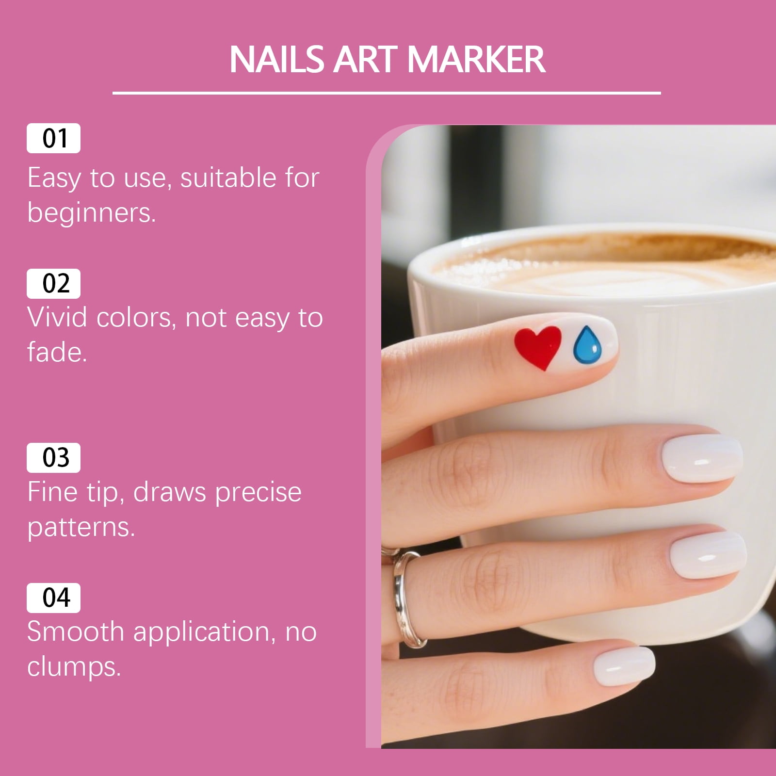 12 Colors 3D Nail Polish Pens for Painting, Nail Art Pens Set, 2026 Upgrade Nail Art Markers for Gel Nails, DIY Quick Dry Graffiti Dotting Point Liner Pens, Nails Art Drawing Tool