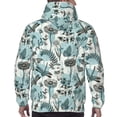 thumbnail image 5 of Hoodies for Men - Flowers In Vintage Long Sleeve Comfrt Men'S Fashion Hoodies & Sweatshirts, Sweatshirts for Men Hoodies Pullover Clothing Clothes with Pouch, 5 of 7