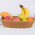 thumbnail image 2 of [] Bread Fruit Basket Hand-Woven Rattan Basket Storage Box Baskets for Organizing Vegetable Fruit Storage Box Organizer Eco-Friendly Rattan Basket, 2 of 6