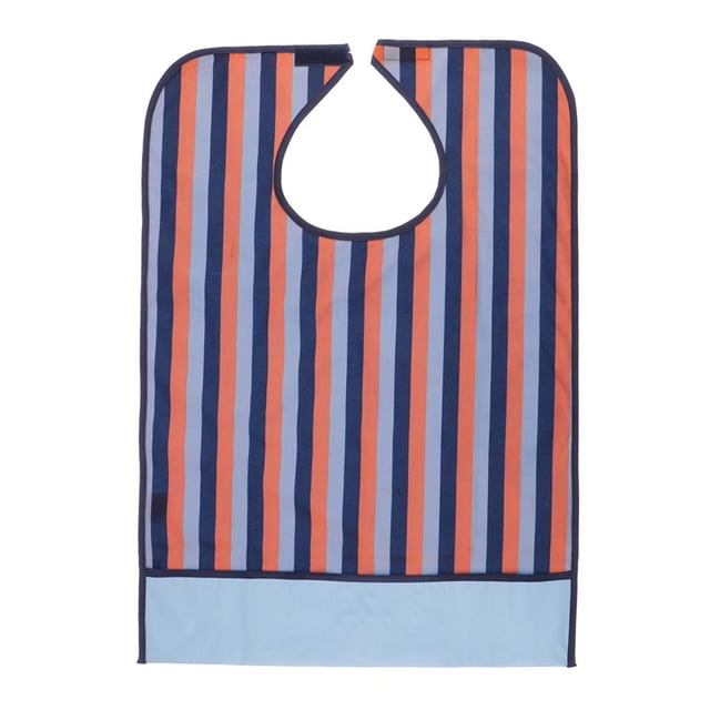 Protector Impermeable de La Ropa Del Delantal Del Babero Del de Los s Mayores de Los Adultos - naranja, 65x45cm Baoblaze Comer babero para ancianos