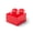 Red, variant on LEGO 4-Knob Translucent Stackable Storage Brick Toy Box with Lid, Blue