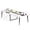 White, variant on Fnova 94.48" Conference Table with Cable Grommets, Large Boat-Shaped Meeting Room Table with Sturdy Metal Legs, Multi-Purpose Executive Desk for Office, Boardroom & Collaborative Workspaces