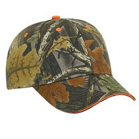 Low Profile Sandwich - Otto Cap Camouflage Brushed Cotton Twill Sandwich Visor Low Profile Style Caps - Hat / Cap for Summer, Sports, Picnic, Casual wear and Reunion etc