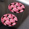 thumbnail image 4 of Stove Burner Covers 4 Pcs for Home Decor Cooktop Decorative ,Pink Cupcakes Berries Exquisite, Round Electric Stove Burner Covers 8Inch And 10Inch, 4 of 6