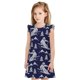 thumbnail image 1 of Balery Abstract Skiing Camisón de princesa para niñas, pijama de algodón con mangas abullonadas, suave y bonito.-Small, 1 of 6