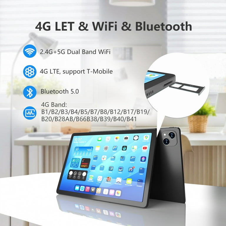 11 inch Android 15 Tablet with Keyboard 20GB RAM 128G Storage