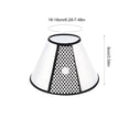 thumbnail image 3 of Transparent Pet Elizabethan Collar Breathable Soft Edges Recovery Cone Lick Wound Healing E-Collar for Cats Puppies Medium Dogs Clear Protective Sleeve, 3 of 7