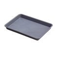 thumbnail image 1 of Platillo rectangular for plantas de jardín, bandeja de goteo de resina for macetas de interior y exterior, color gris, 1 of 7