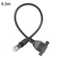 thumbnail image 2 of Jinnoda CAT 5 Network Cable Ethernet Splitter Rj45 Male to Female Adapter Extender, 2 of 9