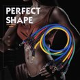 thumbnail image 2 of Labymos Resistance Bands Set (11pcs) Exercise Bands with Door Anchor Handles Ankle Strap and Carrying, 2 of 6