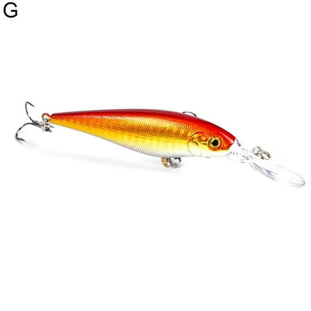 Fishing Lure 11.5cm 10.5g Artificial Hard Bait Treble Hook Fishing Lure Swimbait Crankbait