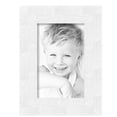thumbnail image 2 of ArtToFrames 8" x 14" White Shatter Modern Picture Frame, 8.5x14 inch White Wood Poster Frame (WOM-5270),  Pack, 2 of 7