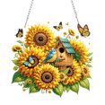 thumbnail image 1 of Diy Art Pendse Kit Rhinestone Pendants 5D Pintura Dots Acrílico Forma Especial Corazón para La Ventana Del Jardín, 1 of 9