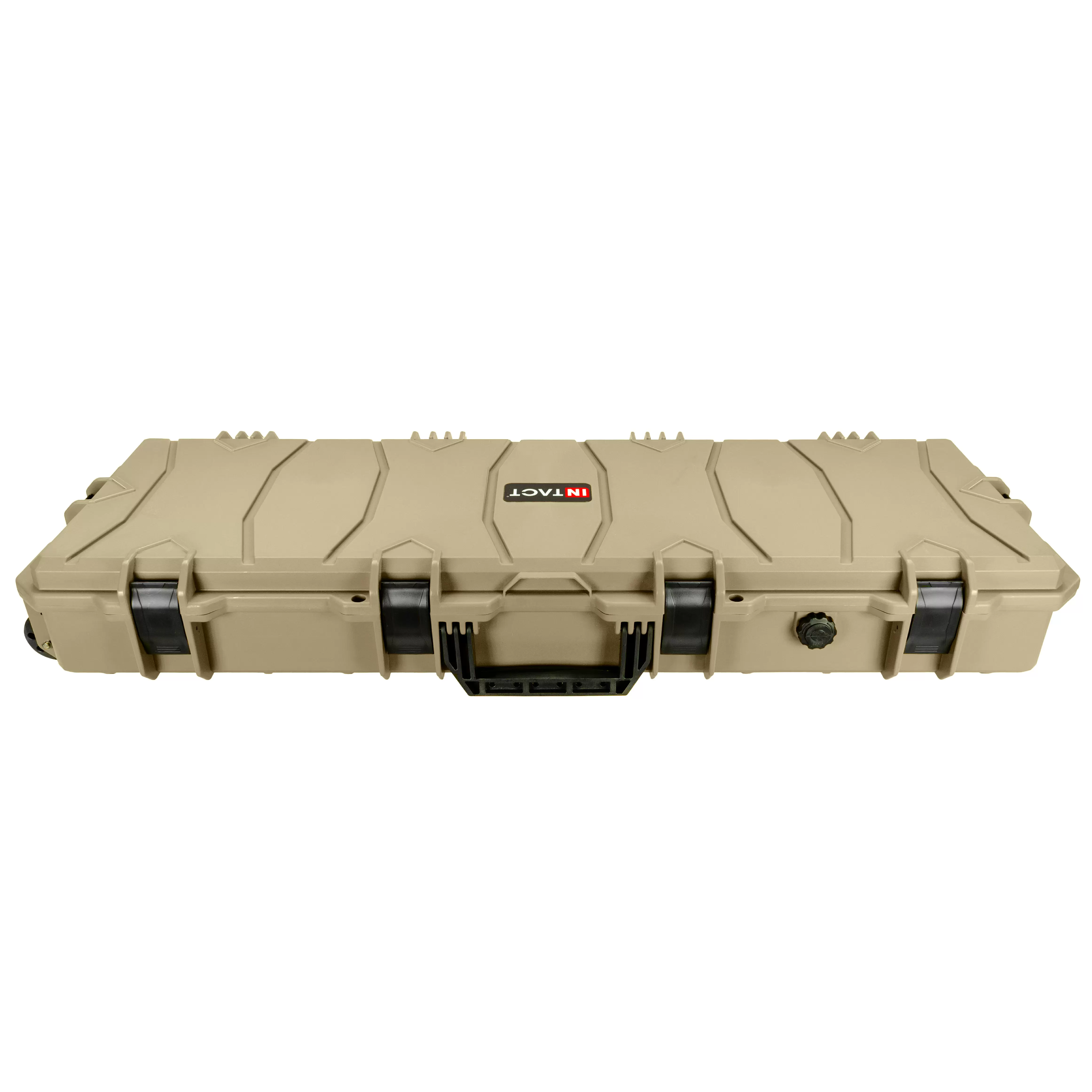 Eylar 39 Inch Intact Series Rolling Hard Rifle Case, Lightweight and Durable Stacker Design with Foam (TAN)