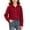 Wine, variant on Lutiedan Button Down Shirts for Girls Classic Long Sleeve Collared Shirt Casual Solid Color Texture Cardigan Size 3-14,Wine