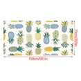 thumbnail image 3 of dinapents Giant 250g Microfiber Beach Towel 75x150cm - Absorbent Fast Drying Sand-Free Square Towel with Tropical Pineapple Design for Vacation, 3 of 6