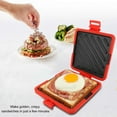 thumbnail image 3 of Crispy Microwave Toaster  Maker with Advanced Heatwave Technology, Adjustable Silicone Straps for Easy Cleaning, 3 of 7