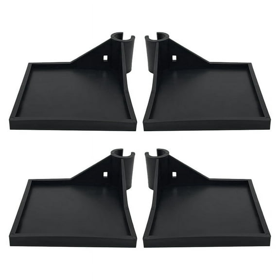 4 PCS Grow Tent Corner Shelf,16 mm Grow Tent Accessories,Grow Tent Shelves for Place the Hygrometer Camera Black,4 * Grow Tent Corner Shelf,Black