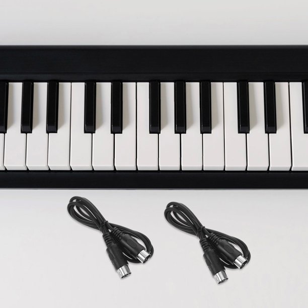 Greenadscape 4Ud Cable Midi 5 Pines Negro Para Batería Electrónica Conexión Profesional Audio Estable