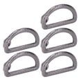 thumbnail image 2 of 5Pcs D Rings Zinc Alloy Sturdy Durable Multifunctional Wide Application Metal D Rings for Bag Backpack BeltGray, 2 of 14