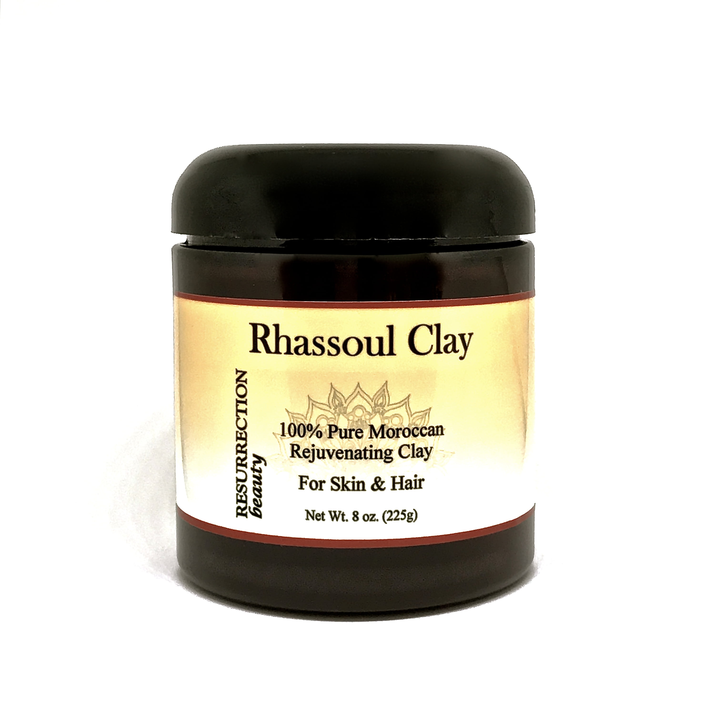 Rhassoul Clay Hair & Facial Mask, 100% Pure Moroccan Ghassoul ...