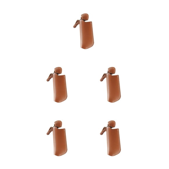 Soidarity Estuche protector de encendedor retráctil PU Camping viaje Picnic encendedor almacenamiento protección bolsa organizador café Type2 NO2 Soidarity CBP362150