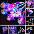 thumbnail image 2 of SharkTRUE 1Pcs Luminous Veil Bracelet Stick With Led Light Children Fairy Stick Magic Wand Toy Flashing, 2 of 8