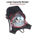 thumbnail image 6 of NFTIGB 12L Backpacking Backpack Water Resistant Daypack for Hiking Camping Running & Travel - Adjustable Chest Strap, Reflective Design - Blue (10.6 inches / 27 cm), 6 of 6
