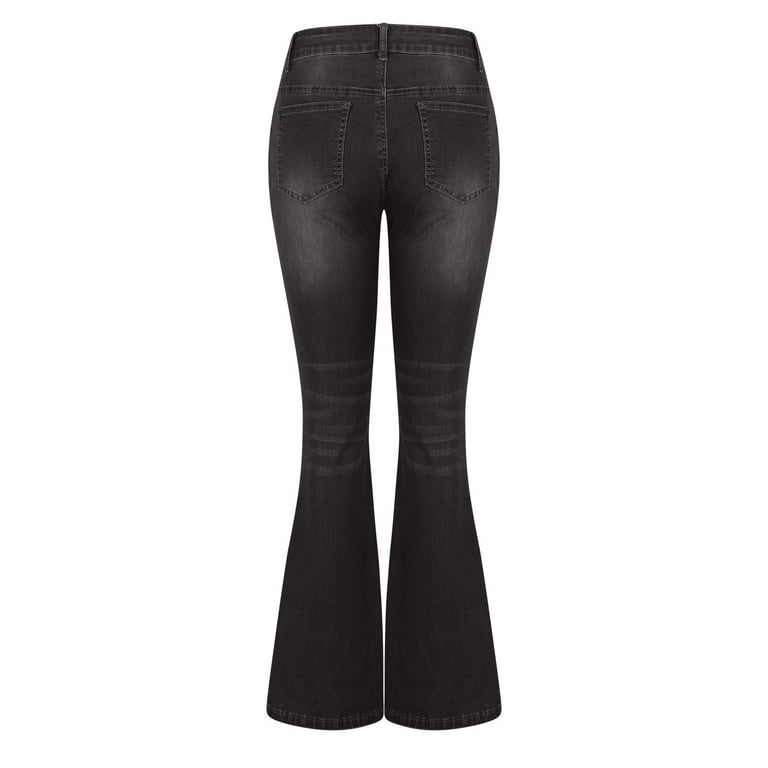 BLVB Flare Jeans for Women Low Rise Stretch Bell Bottom BLVB Flare Jeans for Women Low Rise Stretch Bell Bottom