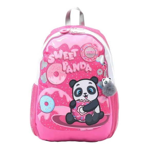 Totto Mochila Para Niña Sweet Panda Grande Con Organizador Interno multicolor G