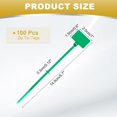 thumbnail image 2 of Amazing 100 Pcs Cable Label Marker Tags, Nylon Cable Zip Tie Tags 6.3 Inch Writable Self-Locking Wire Labels Zip Ties for Organization Marking, Green that offer great value. Don't miss out!, 2 of 4