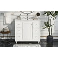 thumbnail image 3 of Kidkapers 36" White Bathroom Vanity with Undermount Sink, Resin Basin, 1 Door, 4 Drawers, Adjustable Shelves, Easy Assembly. Multipurpose Storage Solution., 3 of 5