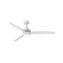 60 inch 3-Blade Ceiling Fan with Light Kit-Matte White Finish Bailey Street Home 81-Bel-4243697