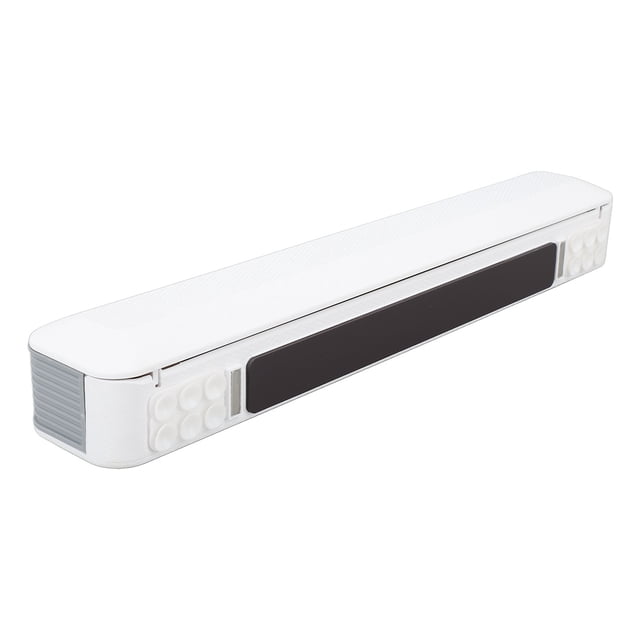 Dispensador De Envoltura De Plástico, Almacenamiento Conveniente, Cortador De Película Adhesiva, Ahorro De Espacio Con Ventosa Para Cocina