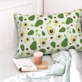 thumbnail image 4 of Sikiie Green Avocado Pillow Covers, Throw Pillow Case Cushion Covers,Cushion for Bedroom,Couch,Home-16"x24", 4 of 6