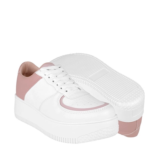 TENIS CASUALES DAMA CAPA DE OZONO 623502 SIMIPIEL BCO Capa De Ozono 623502