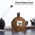thumbnail image 3 of 1Pc Multipurpose Wood Display Rack Creative Dinner Plate Display Stand, 3 of 8