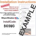 thumbnail image 5 of 2003 Saturn Vue Beam Wiper Blades Wipers w/1yr Warranty (Set of 2) (WiperBladesUSA), 5 of 5