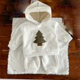 thumbnail image 6 of BLVB Toddler Baby Boy Girl Christmas Outfits Long Sleeve Hoodie Sweatshirt Christmas Tree Pant 2PCS Fall Winter Clothes Set, 6 of 6