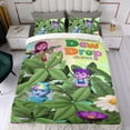 thumbnail image 4 of Diarios de la Gota de Rocío Conjunto de sábanas temático, trío de piezas, cómodo y amigable con la piel, diseño único, regalo de decoración para el hogar para familiares, amigos y fans,140cm *210cm, 4 of 6