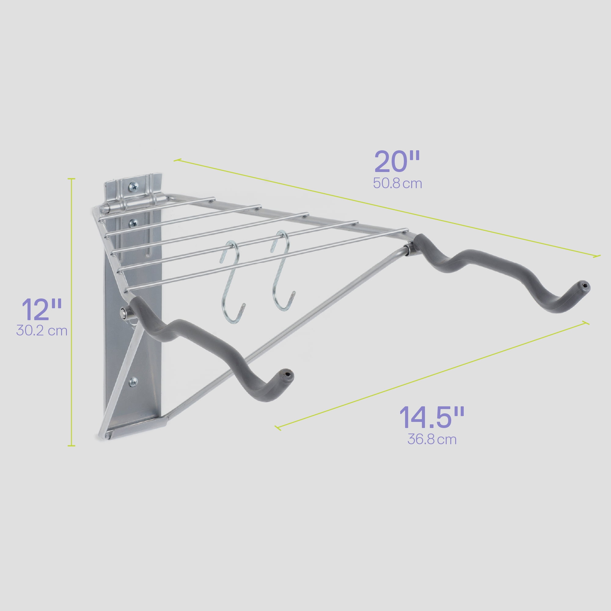 Delta Cycle 2 Bike Rack Garage - Foldable Bicycle Wall Mount