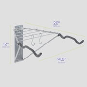 Delta Cycle 2 Bike Rack Garage - Foldable Bicycle Wall Mount
