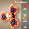 thumbnail image 6 of XiaoEn 3PCS Suction Cup Spinner Toys for 1 2 Year Old Boys Spinning Toys Baby Toys 12-18 Months Sensory Toys for Toddlers 1-3 Easter Basket Stuffers Gifts for 1 Year Old Girls, 6 of 7