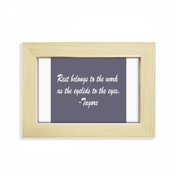 Qoutes Famous People Healing Rest Work Eyelid Eyes Desktop Decorate Photo Frame Picture Art Painting 5x7 inch