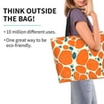 thumbnail image 4 of Large Capacity Single Shoulder Shopping Bag 19.7×15.7×5.9in Main Pocket Large To Accommodate Your Daily Needs Can Be Portable Can Be A Single Shoulder Back Snake Skin Print Style Coral_4, 4 of 8