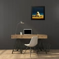 thumbnail image 4 of Heffernan, Lucia 20x20 Black Modern Framed Museum Art Print Titled - Yoga Chick Front Split, 4 of 5