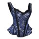 thumbnail image 5 of Corsé de jacquard con correa sobre el pecho para mujer, cordones, chaleco moldeador L Macarena Corsé de Bustier de las mujeres, 5 of 8