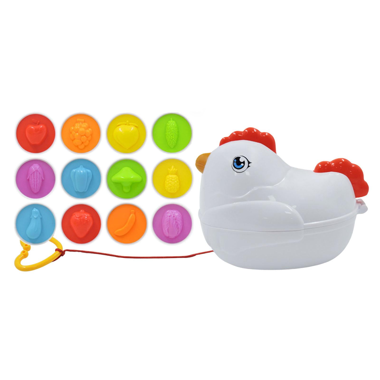 12 Pieces Color Matching Eggs Toy Sorting for Age 1 2 3 4 Year Old