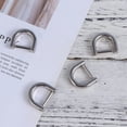 thumbnail image 3 of Raindrops 10PCS D Rings Horseshoe Shape Metal Rings DIY Strap Craft Silver13mm, 3 of 8