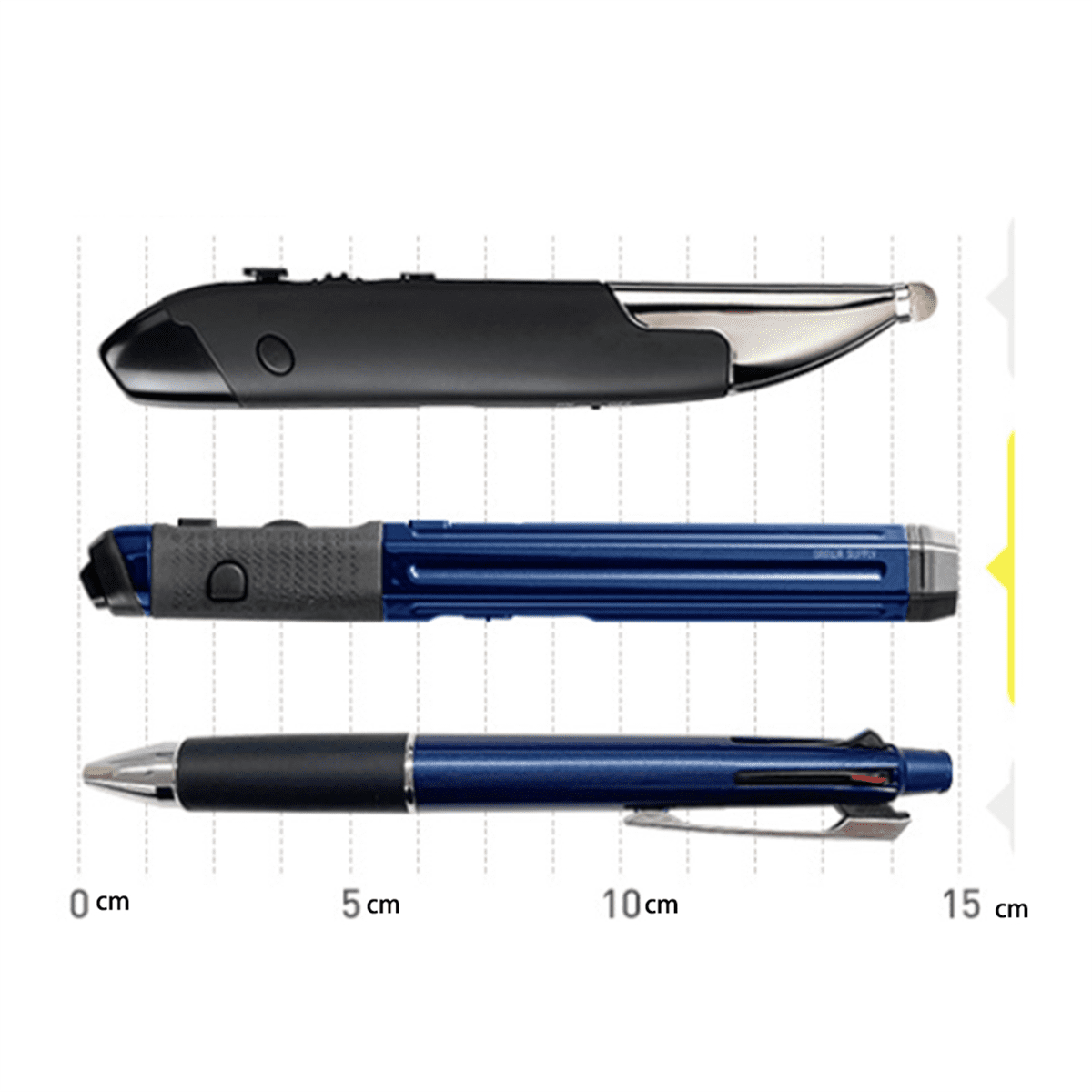 Wireless Mouse Bluetooth 3 Modes Charging Pen USB-A Type-C Type Novelty Universal for Home Office Computer Black,1 x Mouse pen 1 x Charging cable 2 x Adapters,Black